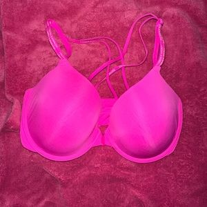 VS neon pink bra